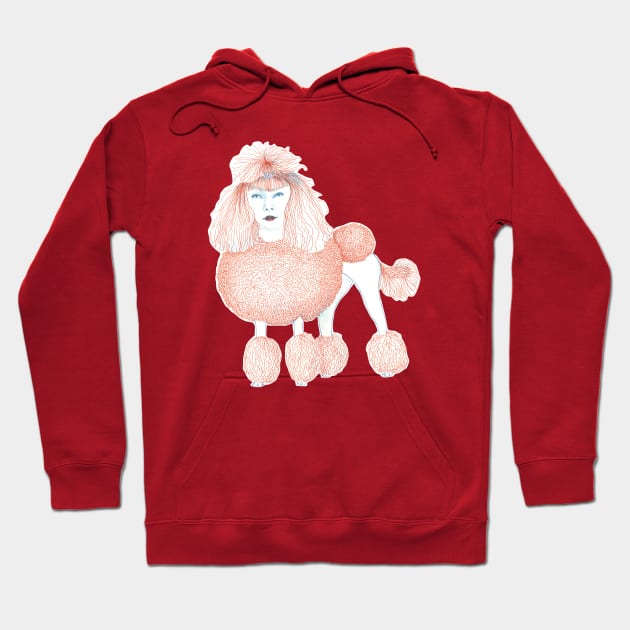 Weird poodles - Ginger dye Hoodie by VrijFormaat